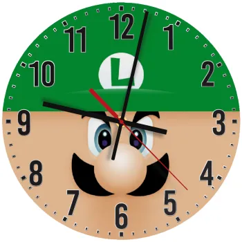 Luigi flat, Ρολόι τοίχου ξύλινο (30cm)
