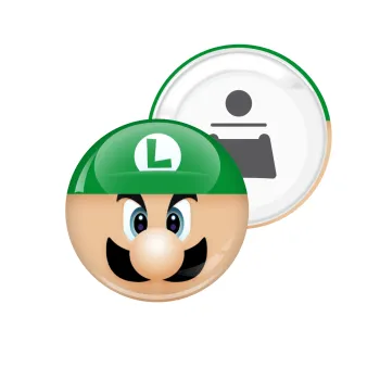 Luigi flat, Μαγνητάκι και ανοιχτήρι μπύρας στρογγυλό διάστασης 5,9cm