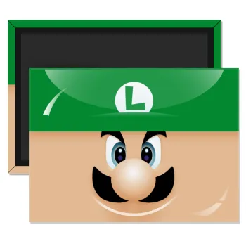 Luigi flat, Ορθογώνιο μαγνητάκι ψυγείου διάστασης 9x6cm