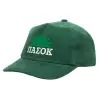 Children's Baseball Cap, 100% Cotton Drill, GREEN (COTTON, CHILDREN'S, ONE SIZE)