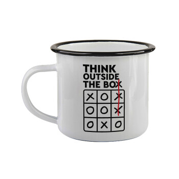 Think outside the BOX, Κούπα εμαγιέ με μαύρο χείλος 360ml