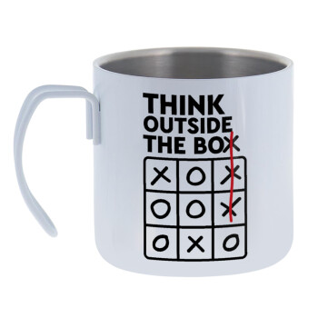 Think outside the BOX, Mug Stainless steel double wall 400ml