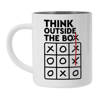 Think outside the BOX, Mug Stainless steel double wall 300ml