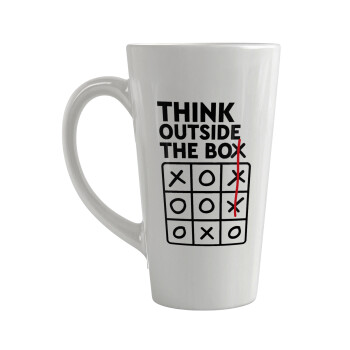 Think outside the BOX, Κούπα κωνική Latte Μεγάλη, κεραμική, 450ml