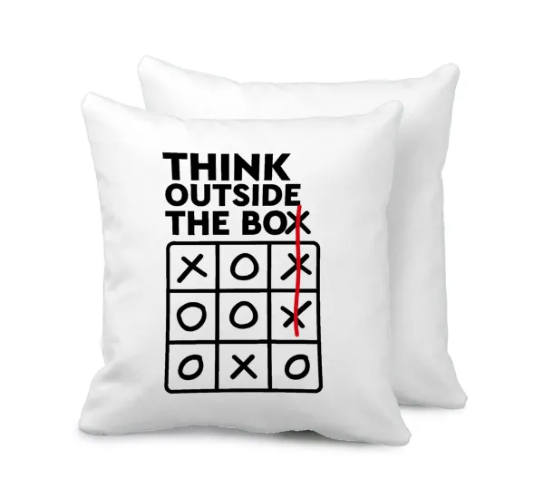 Think outside the BOX — Μαξιλάρι καναπέ 40x40cm περιέχεται το  γέμισμα