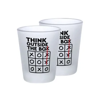 Think outside the BOX, Σφηνοπότηρα γυάλινα 45ml του πάγου (2 τεμάχια)