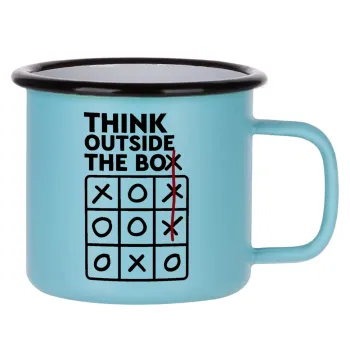 Think outside the BOX, Κούπα Μεταλλική εμαγιέ ΜΑΤ σιέλ 360ml