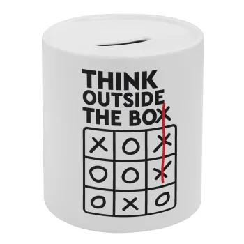 Think outside the BOX, Κουμπαράς πορσελάνης με τάπα