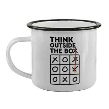Think outside the BOX, Κούπα εμαγιέ με μαύρο χείλος 360ml