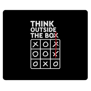 Think outside the BOX, Mousepad ορθογώνιο 23x19cm
