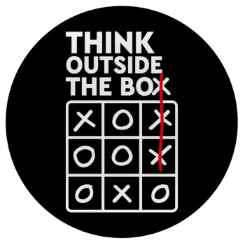 Think outside the BOX, Mousepad Round 20cm