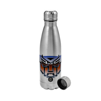 Transformers, Metallic water bottle, stainless steel, 750ml