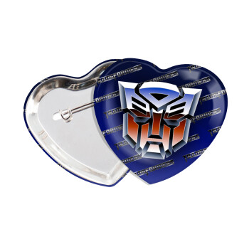 Transformers, Κονκάρδα παραμάνα καρδιά (57x52mm)