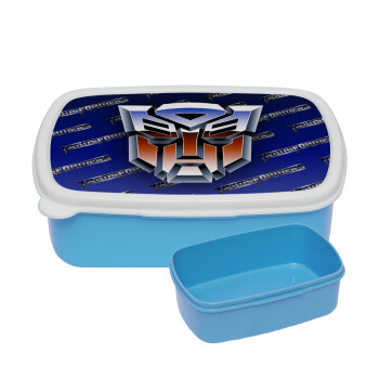 Transformers, ΜΠΛΕ παιδικό δοχείο φαγητού (lunchbox) πλαστικό (BPA-FREE) Lunch Βox M18 x Π13 x Υ6cm