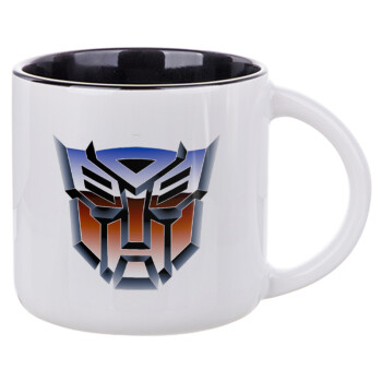 Transformers, Κούπα κεραμική 400ml Λευκή/Μαύρη