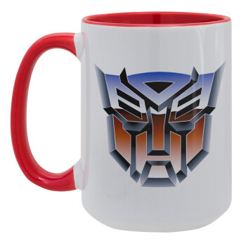 Transformers, Κούπα Mega 15oz, κεραμική Κόκκινη, 450ml