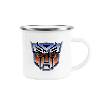 Transformers, Metallic enamel cup white 360ml