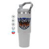 GREY color, 890ml (30oz) stainless Steel Tumbler with Handle