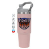 Pink color, 890ml (30oz) stainless Steel Tumbler with Handle