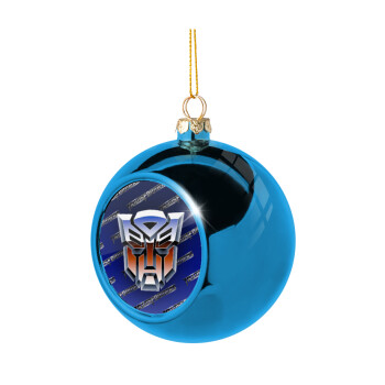 Transformers, Blue Christmas tree ball ornament 8cm