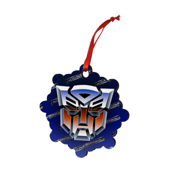 Transformers, Χριστουγεννιάτικο στολίδι snowflake ξύλινο 7.5cm