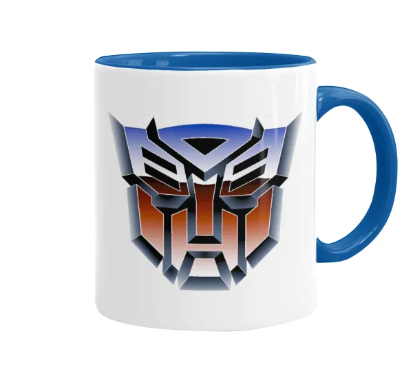Transformers — Κούπα χρωματιστή μπλε, κεραμική, 330ml