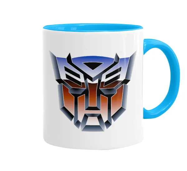 Transformers — Κούπα χρωματιστή γαλάζια, κεραμική, 330ml