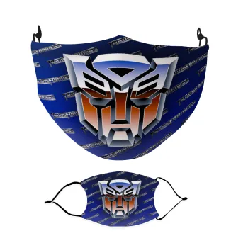 Transformers, Μάσκα υφασμάτινη Ενηλίκων πολλαπλών στρώσεων με υποδοχή φίλτρου