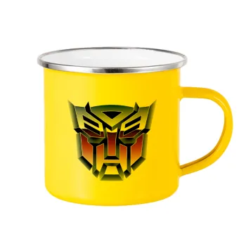 Transformers, Κούπα Μεταλλική εμαγιέ Κίτρινη 360ml