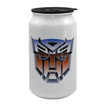 Transformers, Κούπα ταξιδιού μεταλλική με καπάκι (tin-can) 500ml