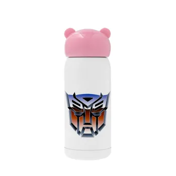 Transformers, Pink stainless steel thermal flask, 320ml