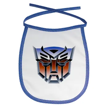 Transformers, Σαλιάρα μωρού αλέκιαστη με κορδόνι Μπλε