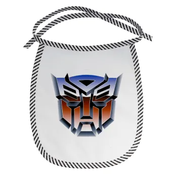 Transformers, Σαλιάρα μωρού αλέκιαστη με κορδόνι Μαύρη