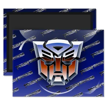 Transformers, Ορθογώνιο μαγνητάκι ψυγείου διάστασης 9x6cm