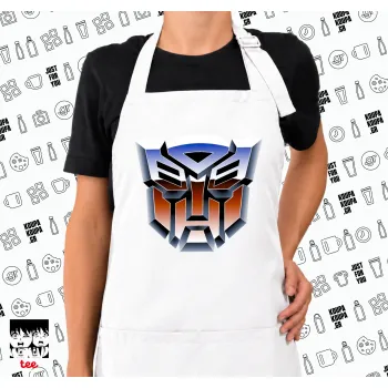 Transformers, Ποδιά μακριά Σεφ ολόσωμη με τσέπες white (ΕΝΗΛΙΚΩΝ)