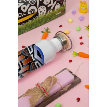 Transformers, Πασχαλινή Λαμπάδα με παγούρι μεταλλικό (620ml, stainless steel) & κερί αρωματικό πλακέ (30cm) (ΡΟΖ)