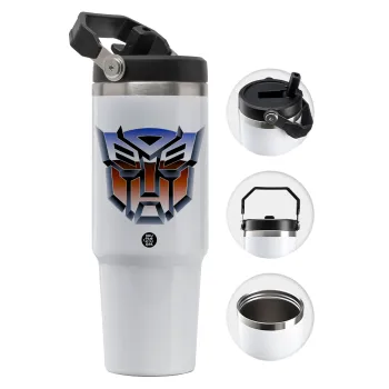 Transformers, 30oz stainless Steel Tumbler with Handle