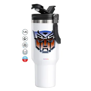 Transformers, Mega Stainless steel Tumbler with lid, double wall 1,2L
