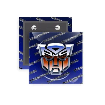 Transformers, Κονκάρδα παραμάνα τετράγωνη 5x5cm
