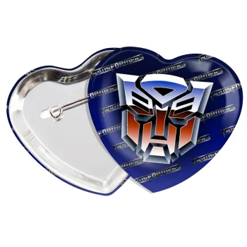 Transformers, Κονκάρδα παραμάνα καρδιά (57x52mm)