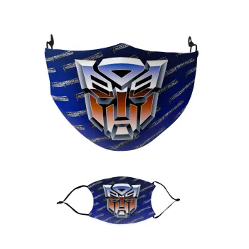 Transformers, Μάσκα υφασμάτινη παιδική πολλαπλών στρώσεων με υποδοχή φίλτρου