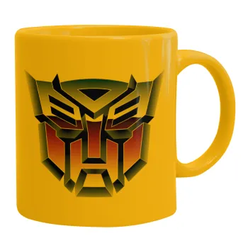 Transformers, Ceramic coffee mug yellow, 330ml
