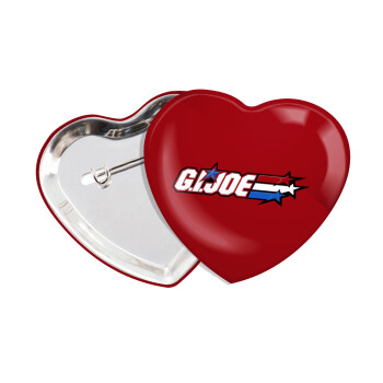 G.I. Joe, Κονκάρδα παραμάνα καρδιά (57x52mm)