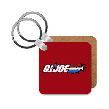 G.I. Joe, Μπρελόκ Ξύλινο τετράγωνο MDF 5cm (3mm πάχος)