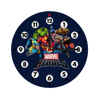 MARVEL heroes, Wooden wall clock (20cm)