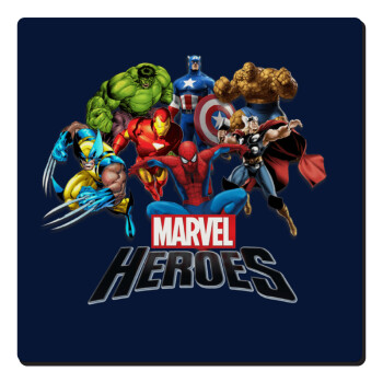 MARVEL heroes, Τετράγωνο μαγνητάκι ξύλινο 6x6cm