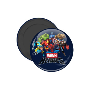 MARVEL heroes, Μαγνητάκι ψυγείου στρογγυλό διάστασης 5cm