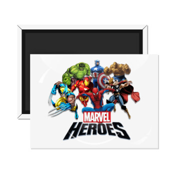 MARVEL heroes, Ορθογώνιο μαγνητάκι ψυγείου διάστασης 9x6cm