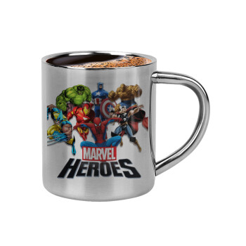 MARVEL heroes, Κουπάκι μεταλλικό διπλού τοιχώματος για espresso (220ml)
