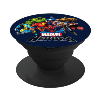 MARVEL heroes, Phone Holders Stand  Black Hand-held Mobile Phone Holder